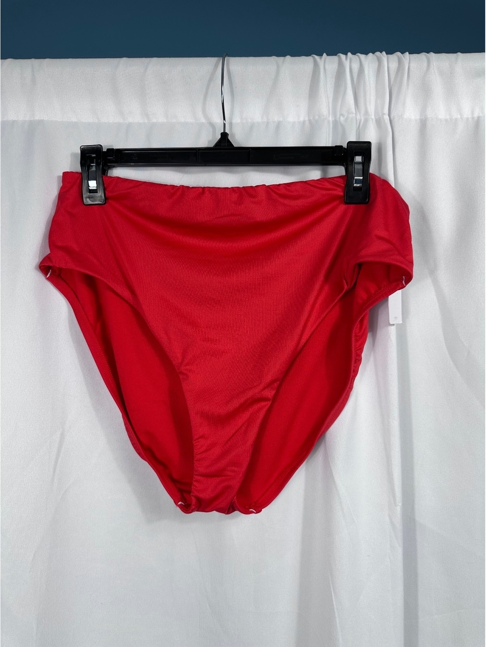 Gibson Latimer Women's Red High-Waisted Bikini Bottom Size Large